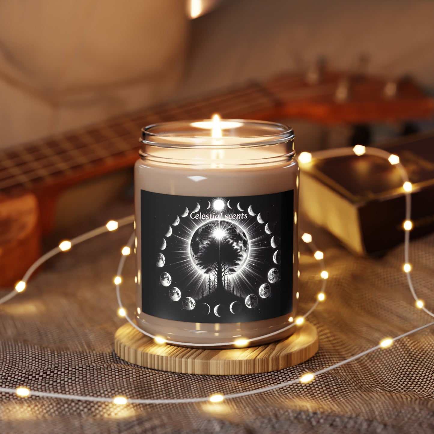 Celestial Scents Scented Candle - 9oz Aromatic Home Fragrance for Relaxation & Meditation