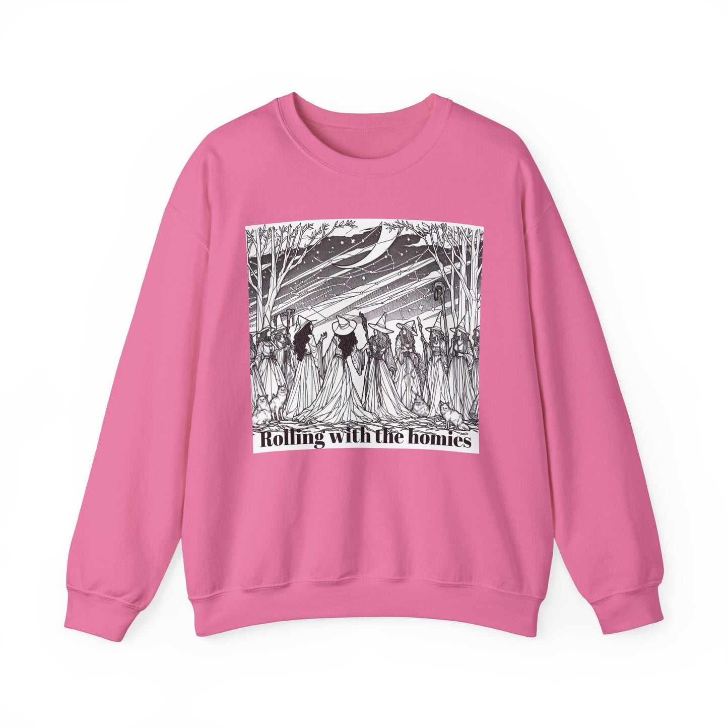 Rolling with the Homies Unisex Crewneck Sweatshirt - Cozy and Stylish