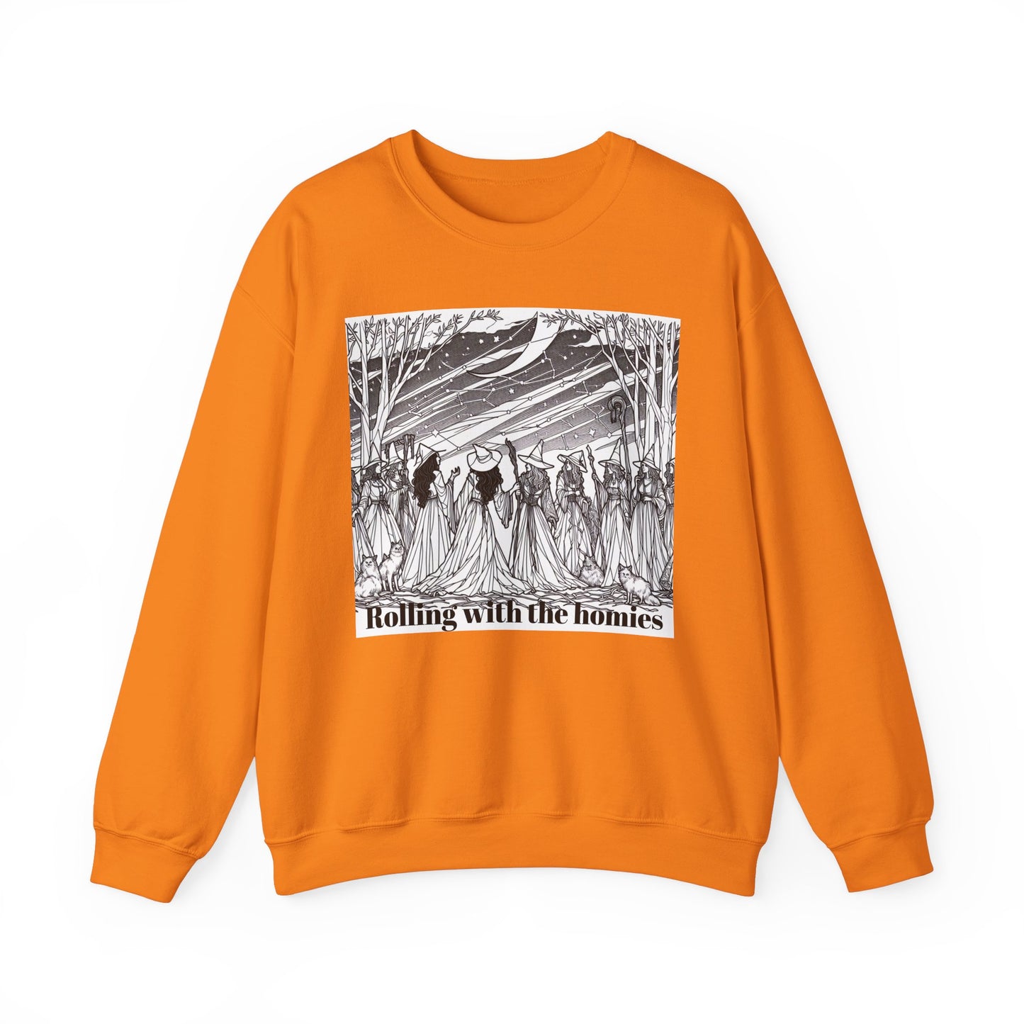 Rolling with the Homies Unisex Crewneck Sweatshirt - Cozy and Stylish