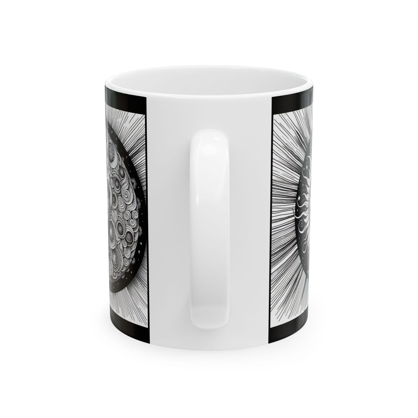 Celestial Design Ceramic Mug - Perfect for Star Gazers & Coffee Lovers