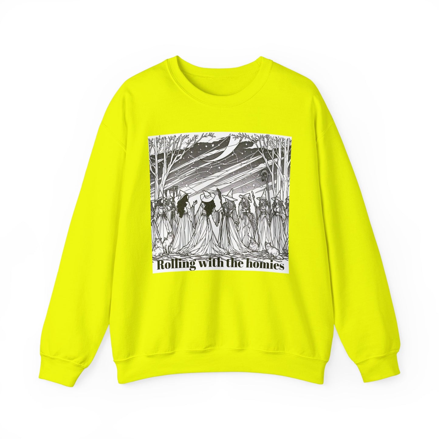 Rolling with the Homies Unisex Crewneck Sweatshirt - Cozy and Stylish