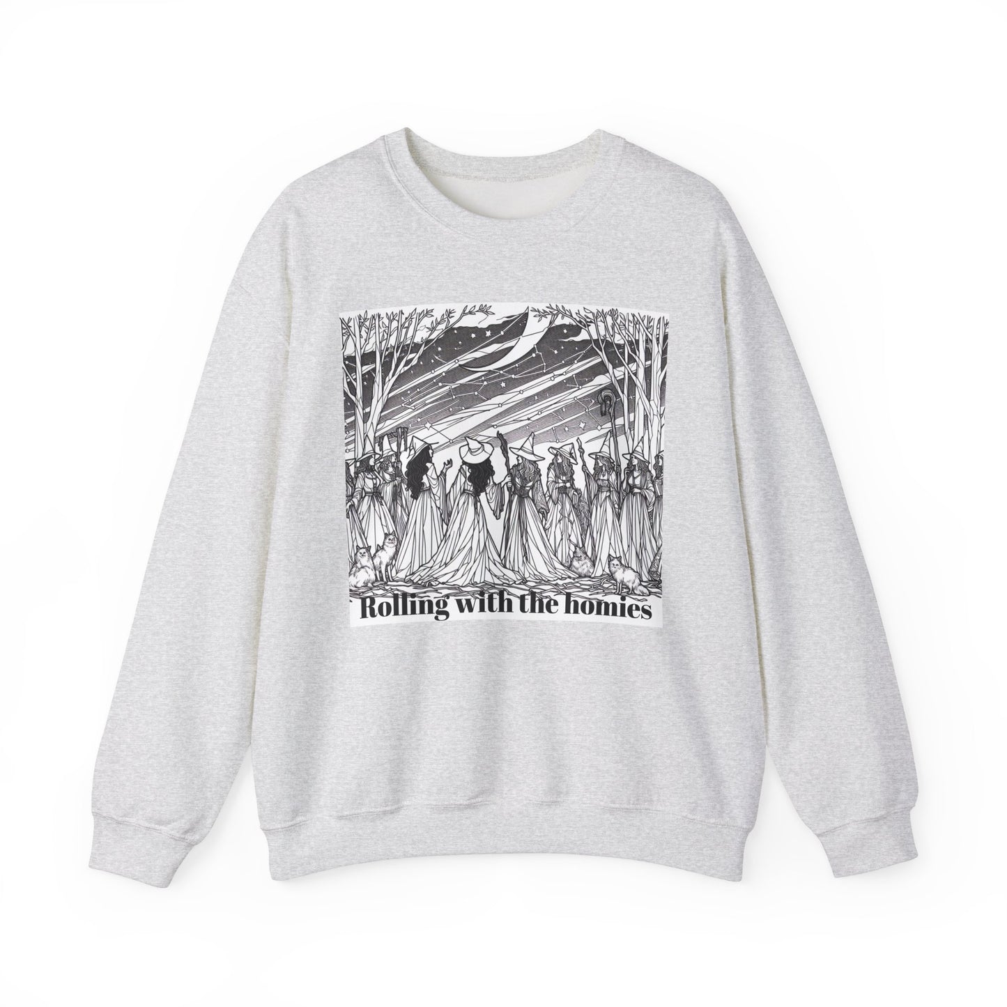 Rolling with the Homies Unisex Crewneck Sweatshirt - Cozy and Stylish