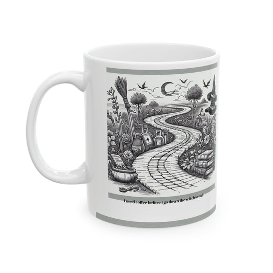 Whimsical Nature-Inspired Ceramic Mug - 11oz & 15oz