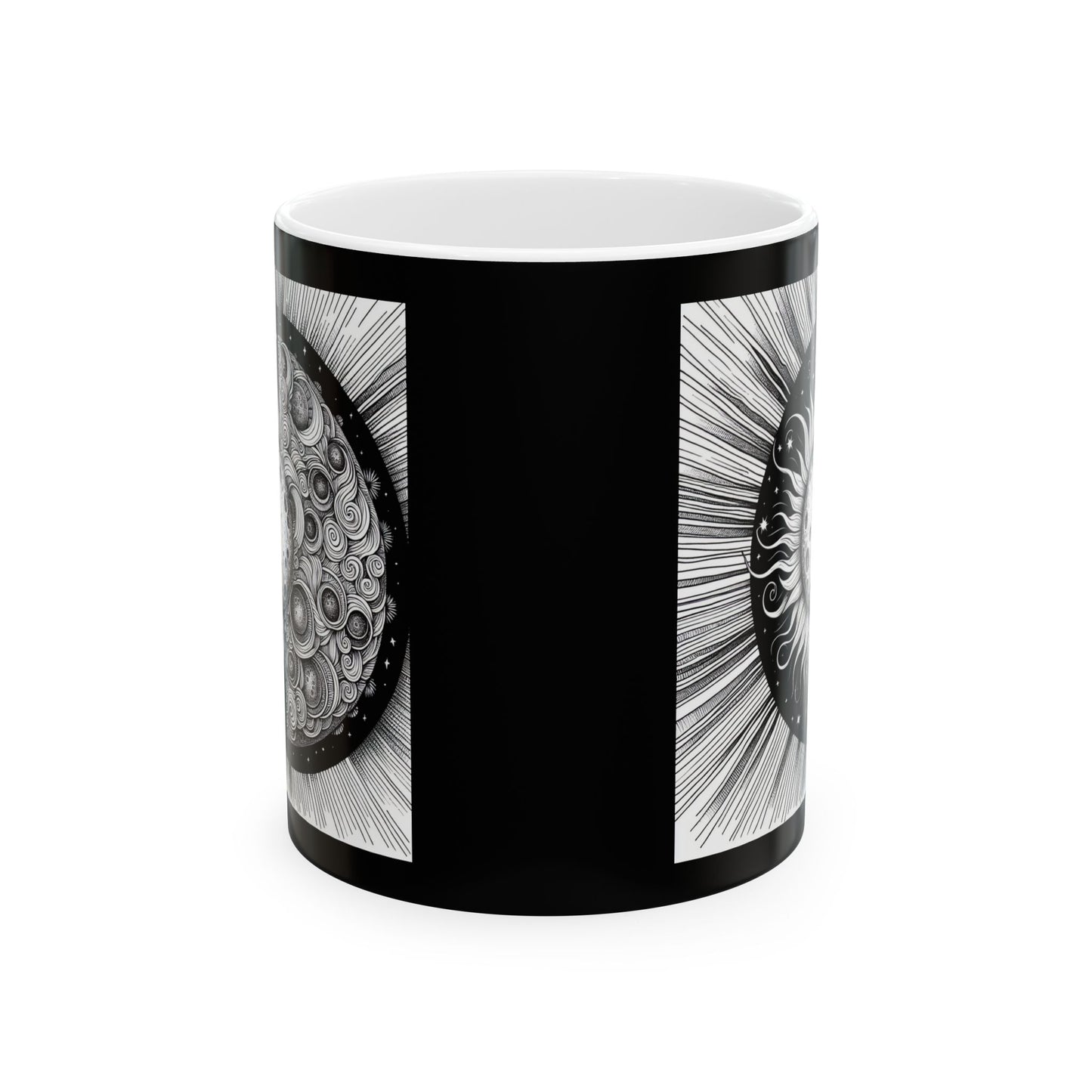 Celestial Design Ceramic Mug - Perfect for Star Gazers & Coffee Lovers