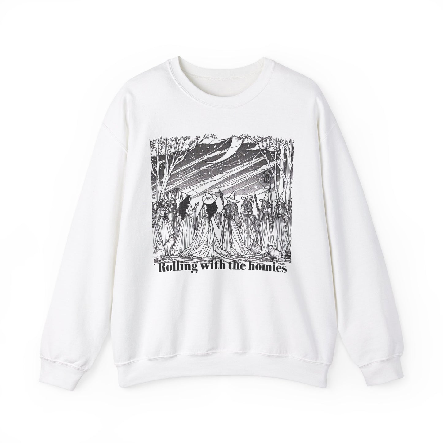 Rolling with the Homies Unisex Crewneck Sweatshirt - Cozy and Stylish